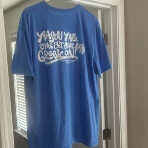 Men’s Sz XL Greenville SC Greek Festival 2024 T-Shirt Short Sleeve Worn once